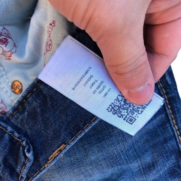 True Religion Jeans Size 31 SKINNY Blue - Picture 2 of 10